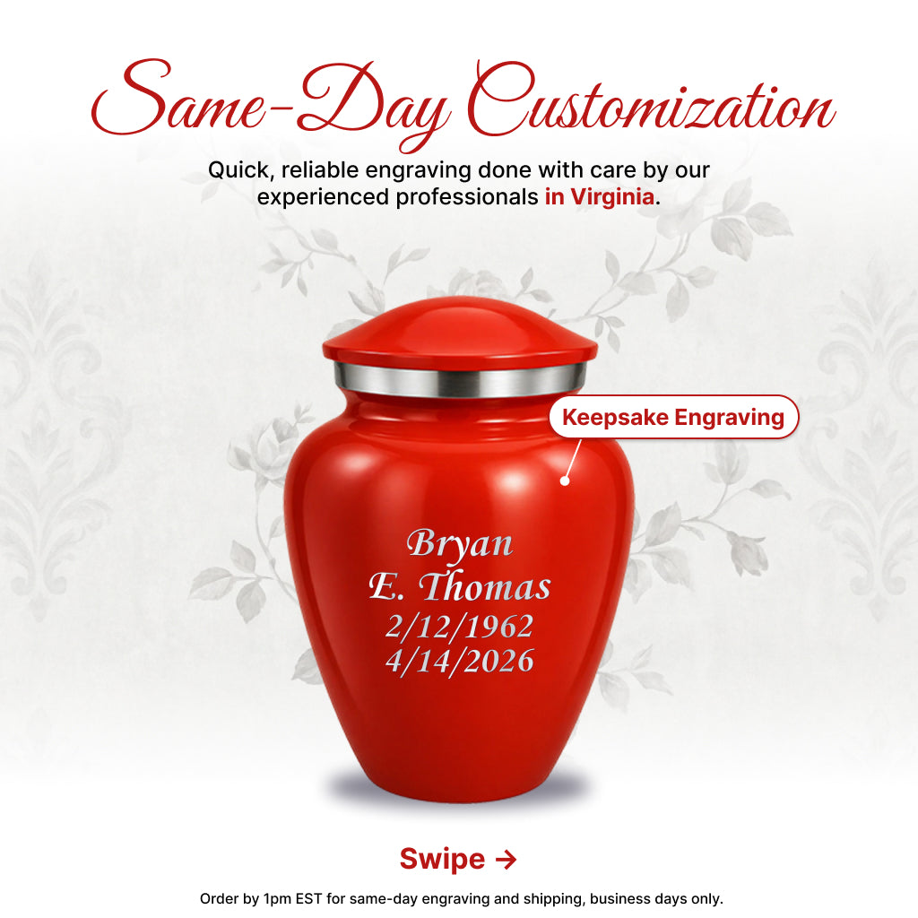 Serenity Curve Plain Urn
