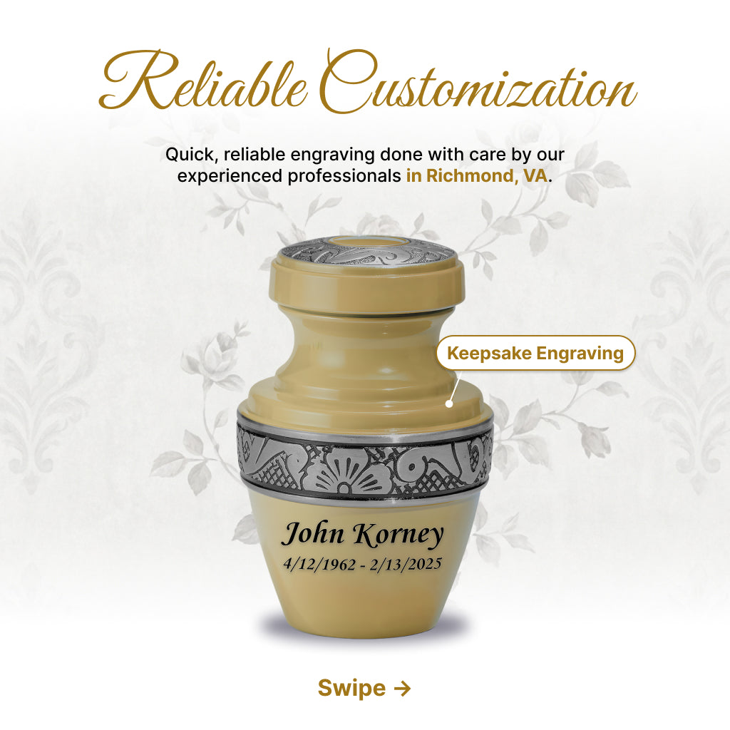 Serene Grecian Cremation Urn