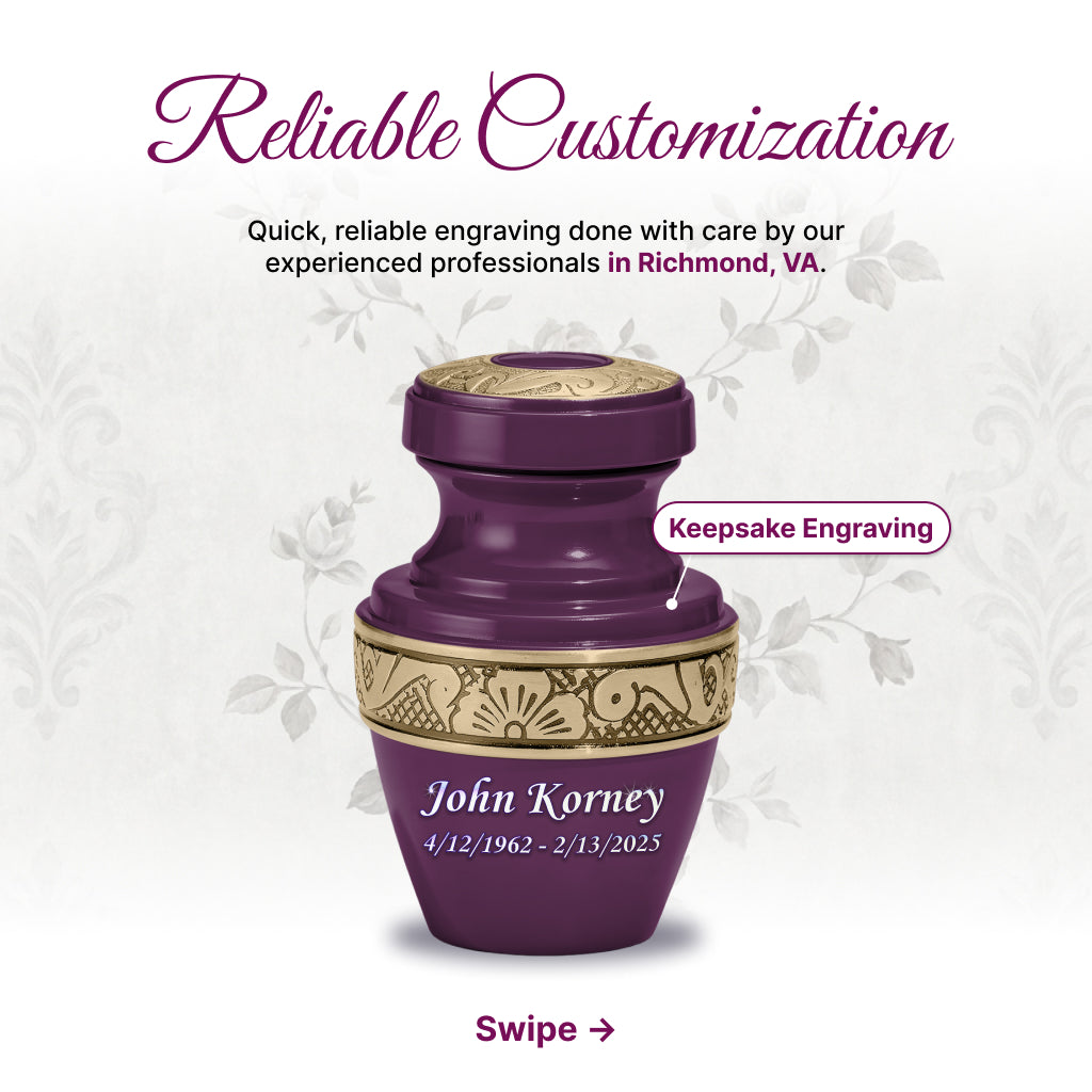 Radiant Grecian Cremation Urn