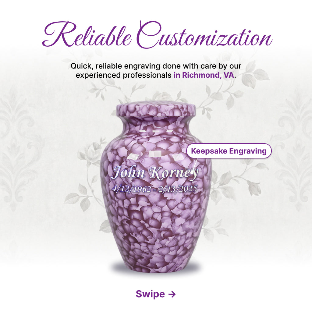 Motif Cloud Cremation Urn