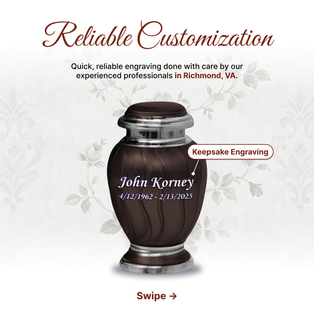 Minimalistic Hotep Cremation Urn