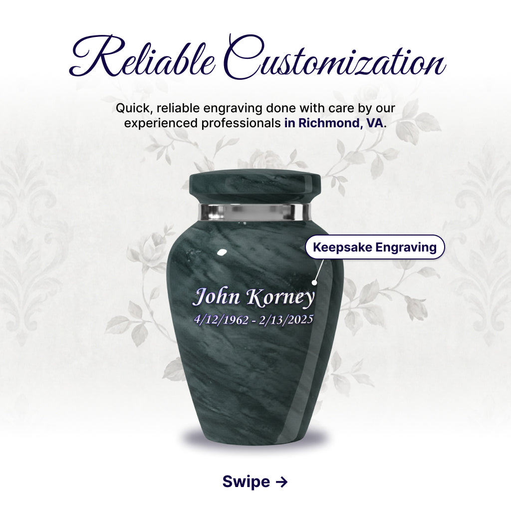 Motif Shadow Cremation Urn