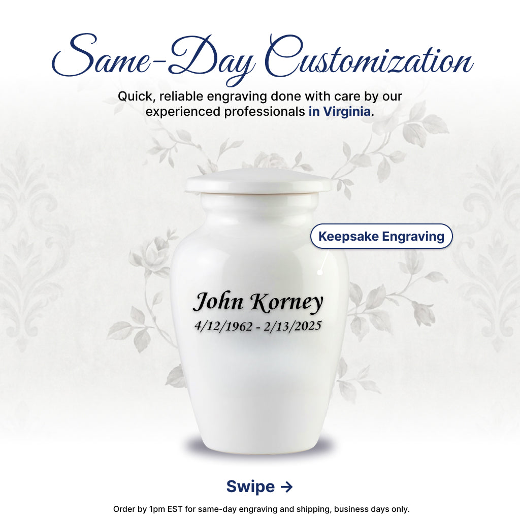 American Flag Tribute Urn