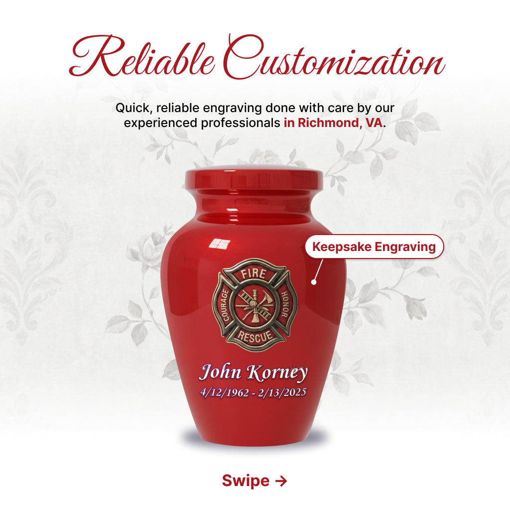 Firefighter Memorial Urn