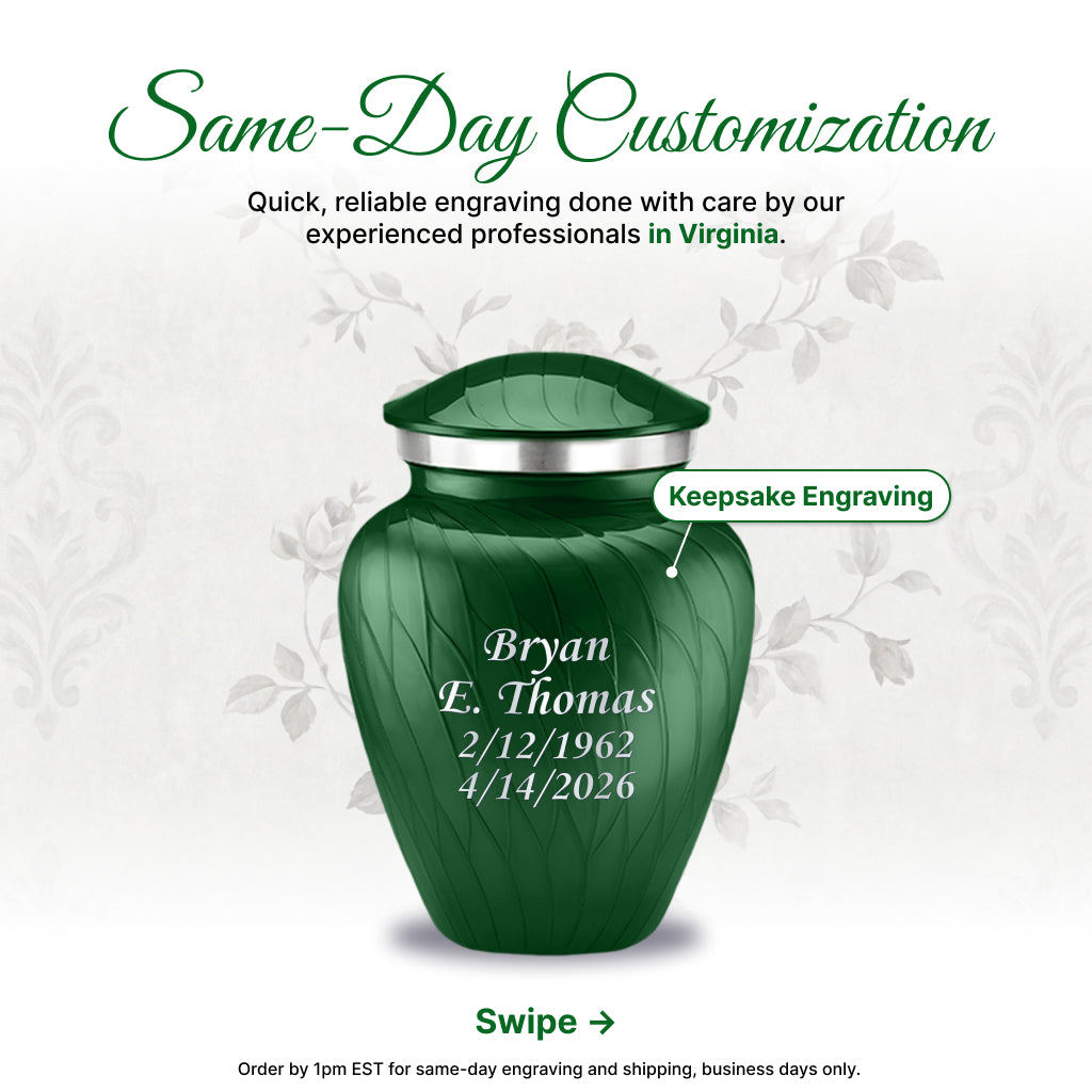 Serenity Curve Pearl Urn