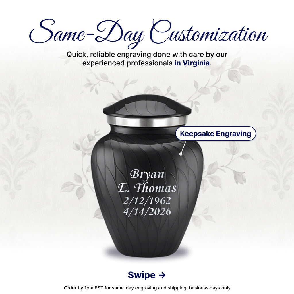 Serenity Curve Pearl Urn
