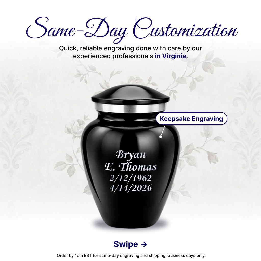 Serenity Curve Plain Urn