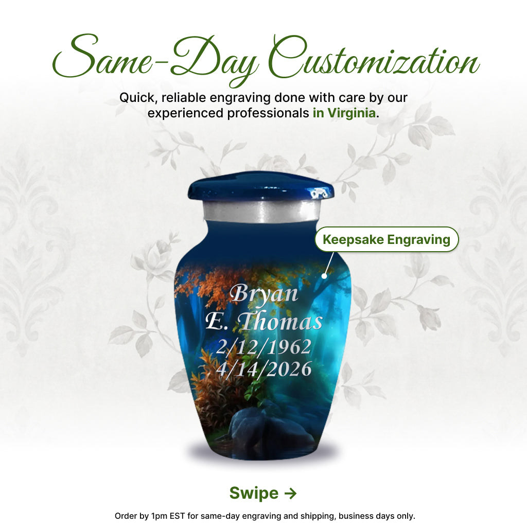 Deer Image Cremation Urn