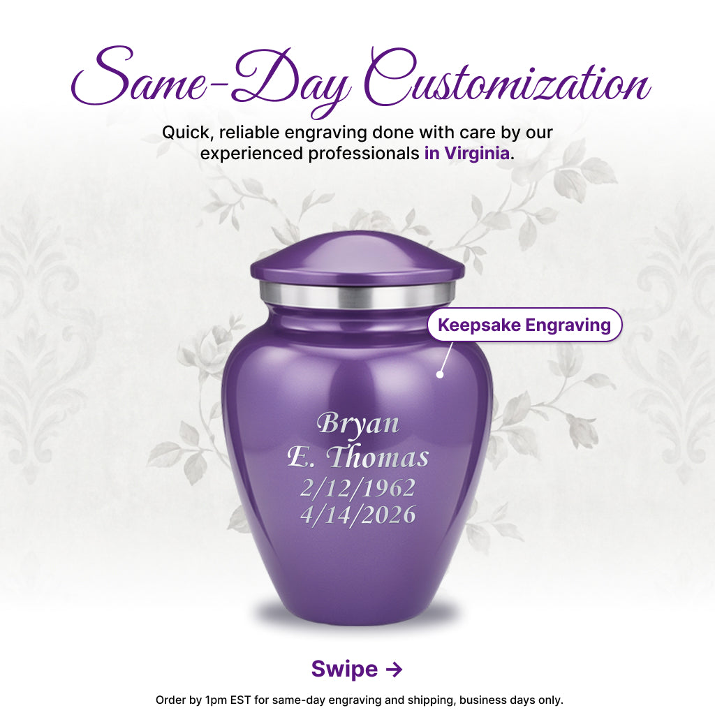 Serenity Curve Plain Urn