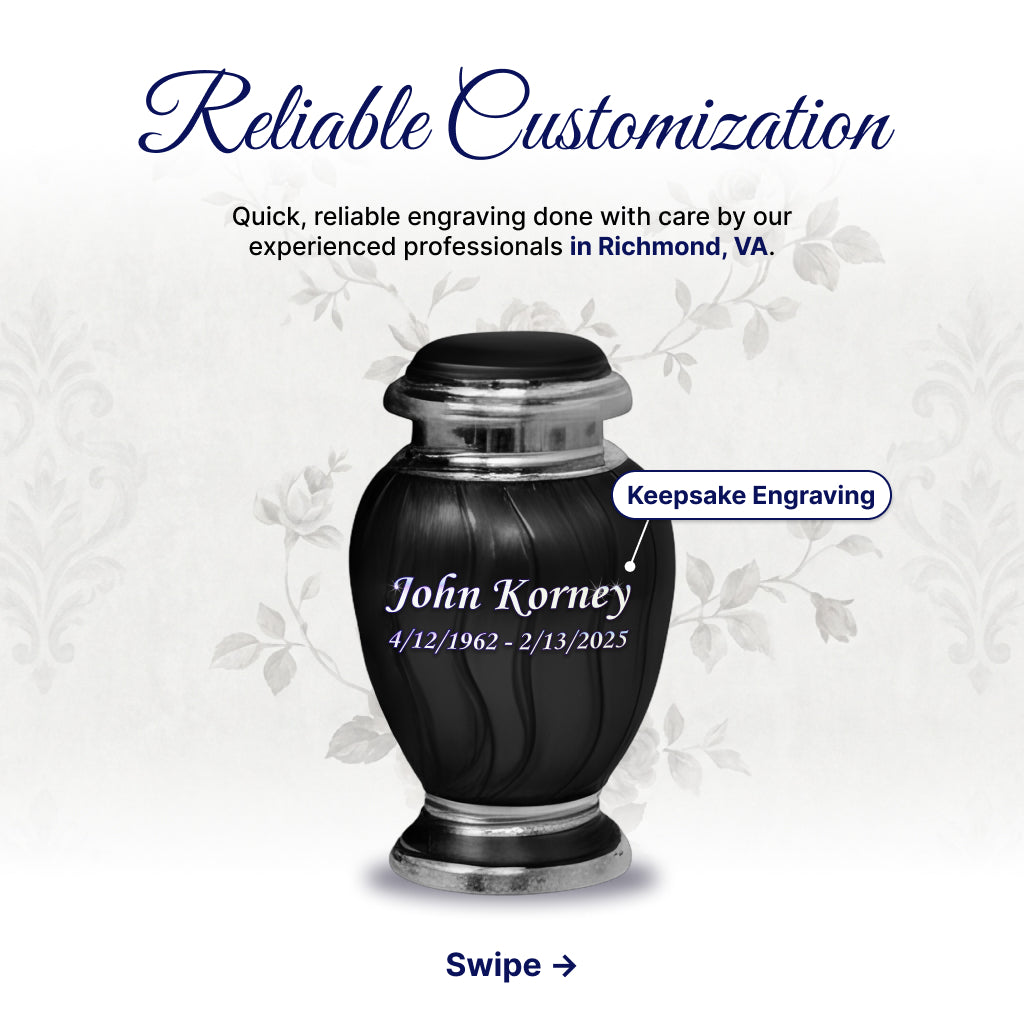 Minimalistic Hotep Cremation Urn