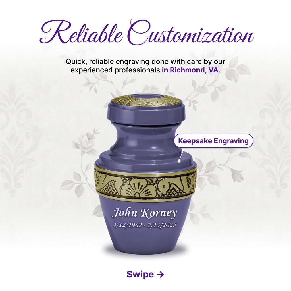 Radiant Grecian Cremation Urn