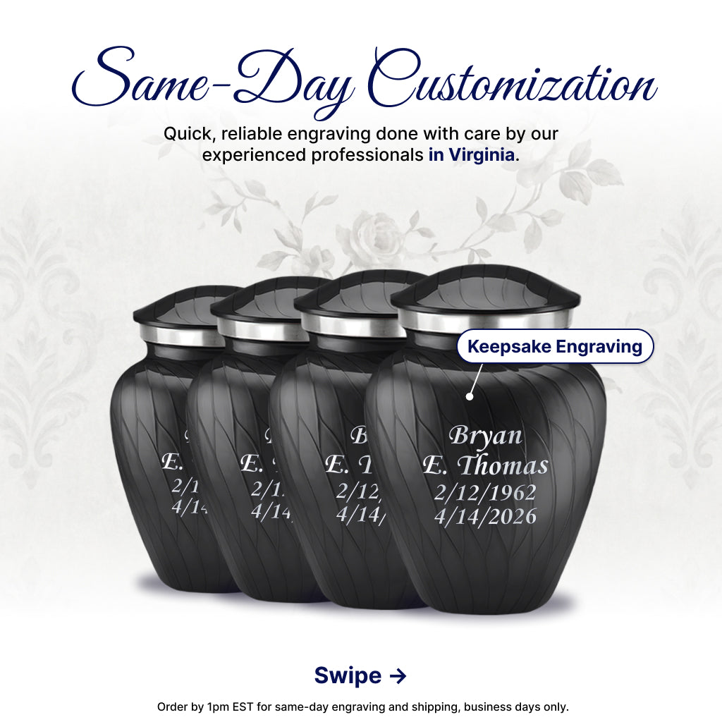 Serenity Curve Pearl Urn