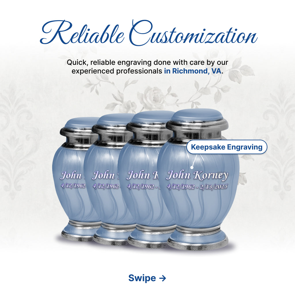 Vibrant Hotep Cremation Urn