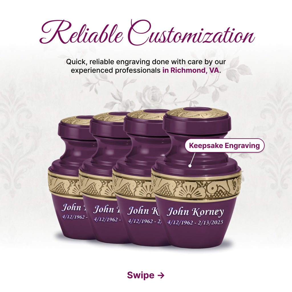 Radiant Grecian Cremation Urn