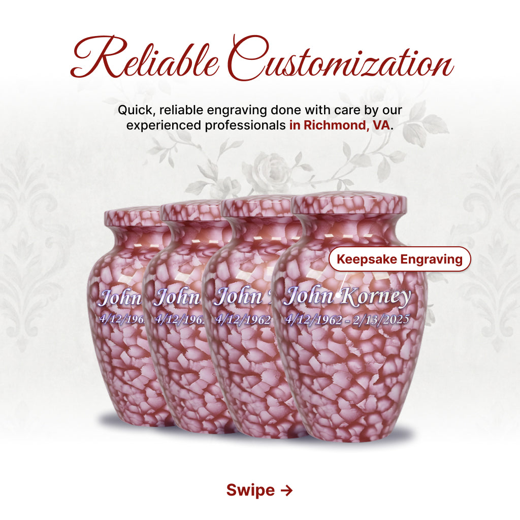 Motif Cloud Cremation Urn