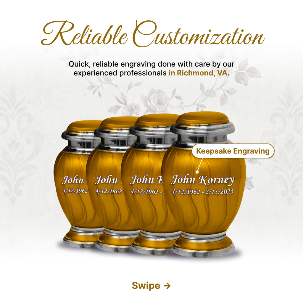 Vibrant Hotep Cremation Urn