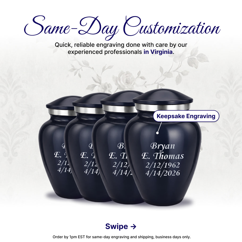 Serenity Curve Plain Urn