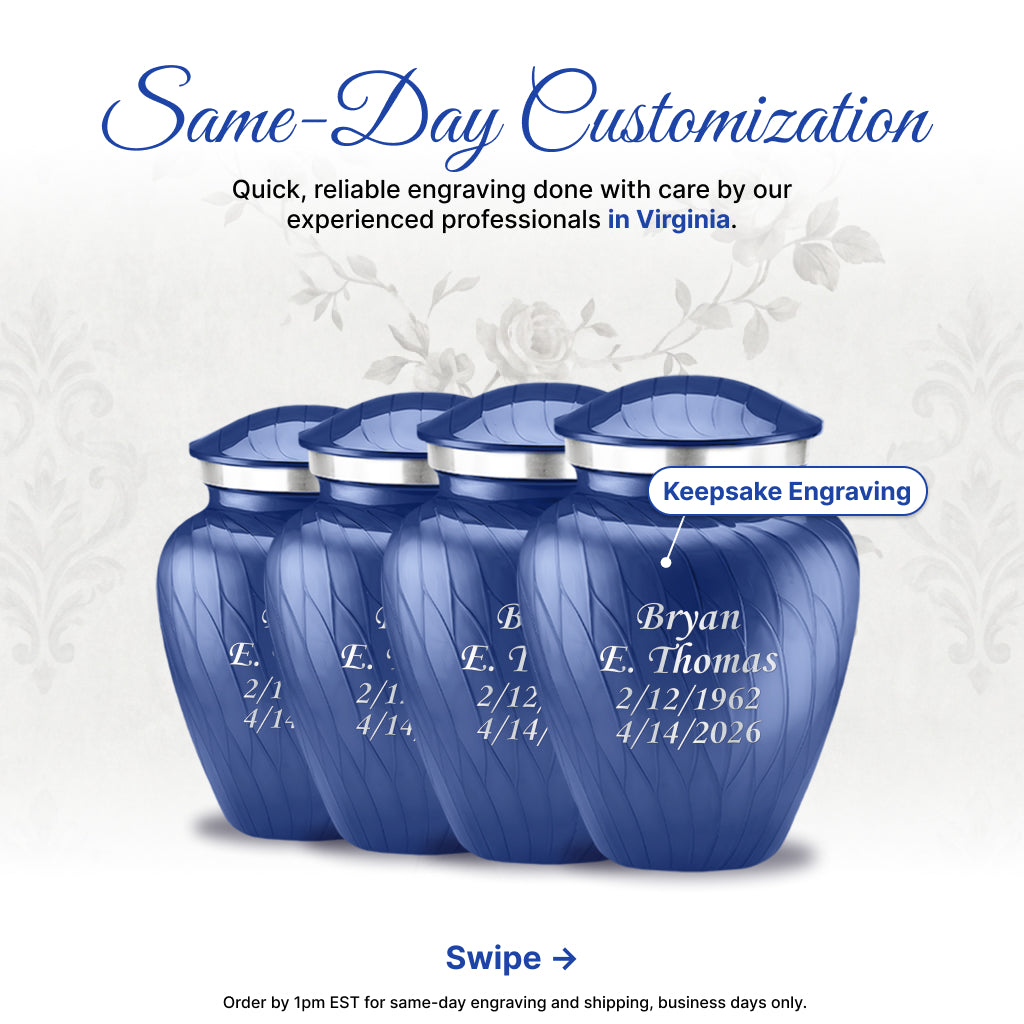 Serenity Curve Pearl Urn