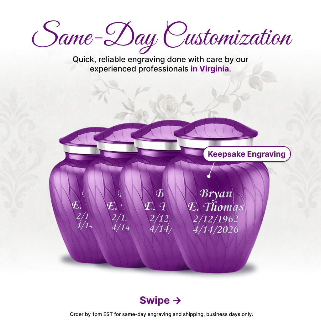 Serenity Curve Pearl Urn
