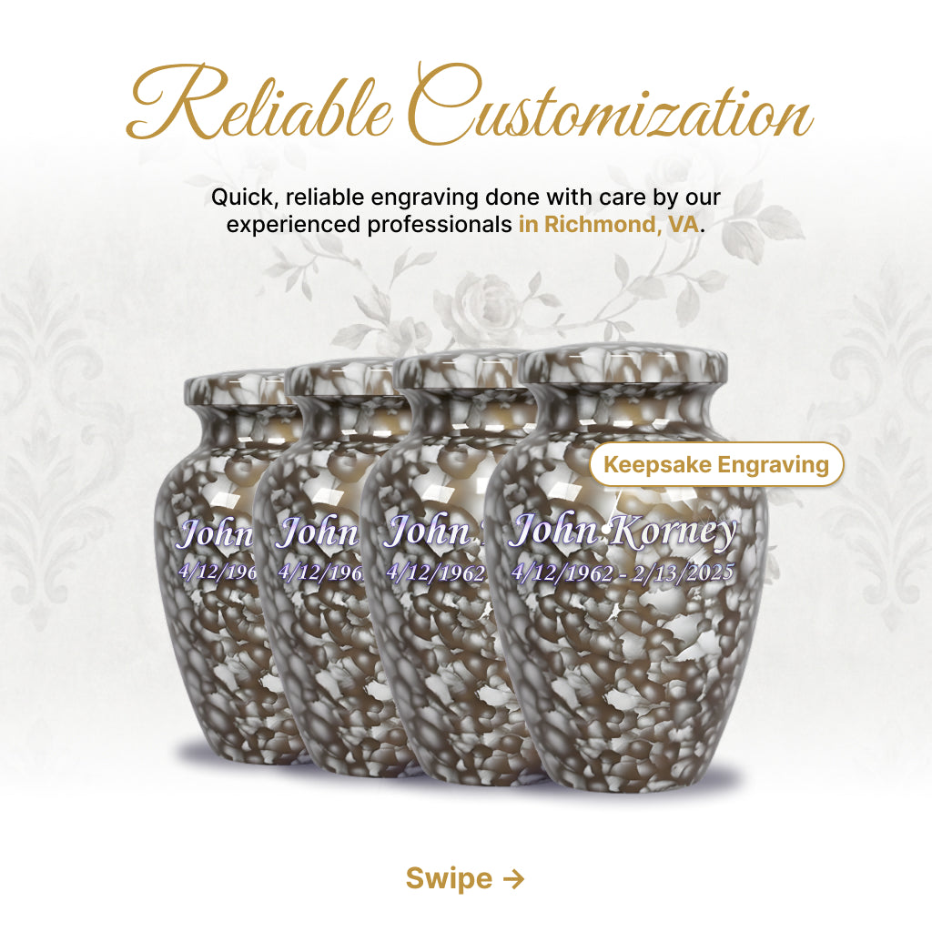 Motif Cloud Cremation Urn