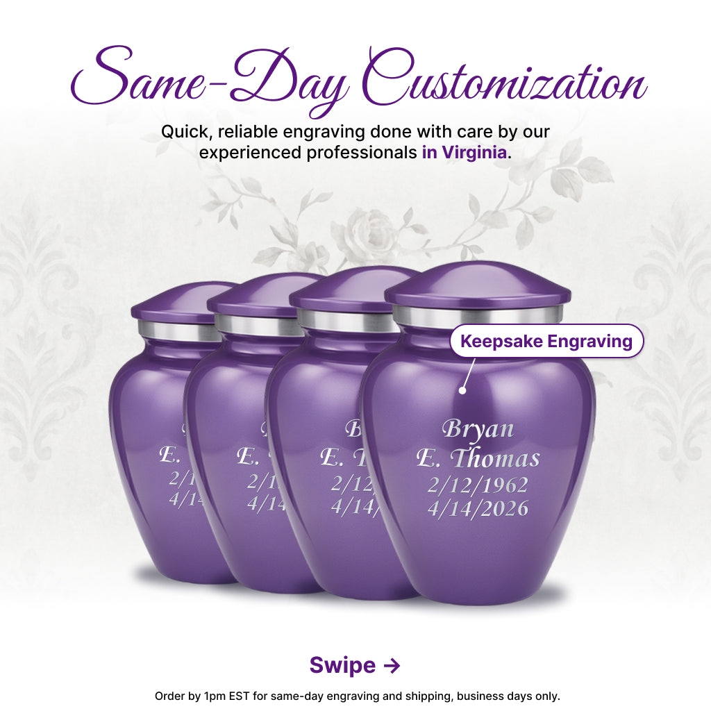 Serenity Curve Plain Urn