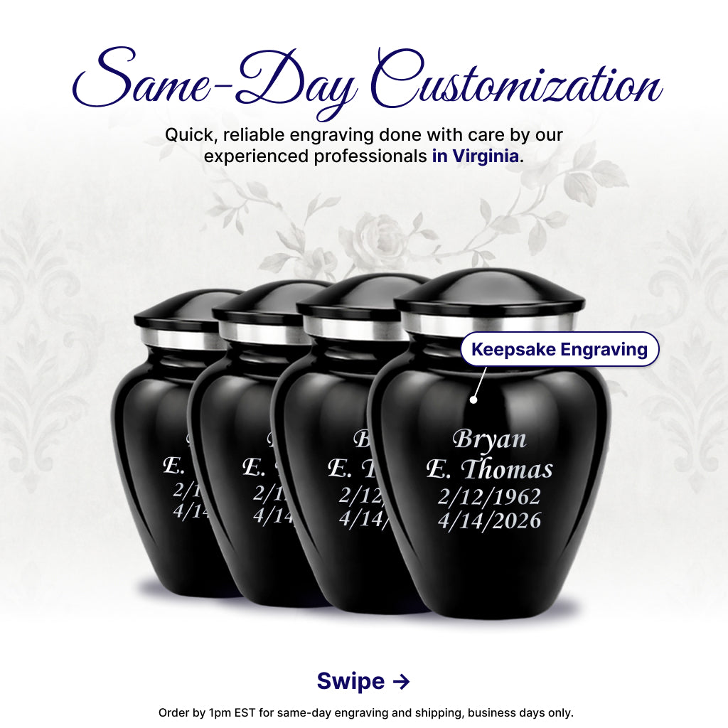 Serenity Curve Plain Urn