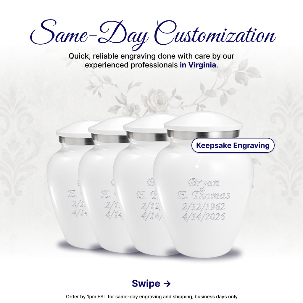 Serenity Curve Plain Urn