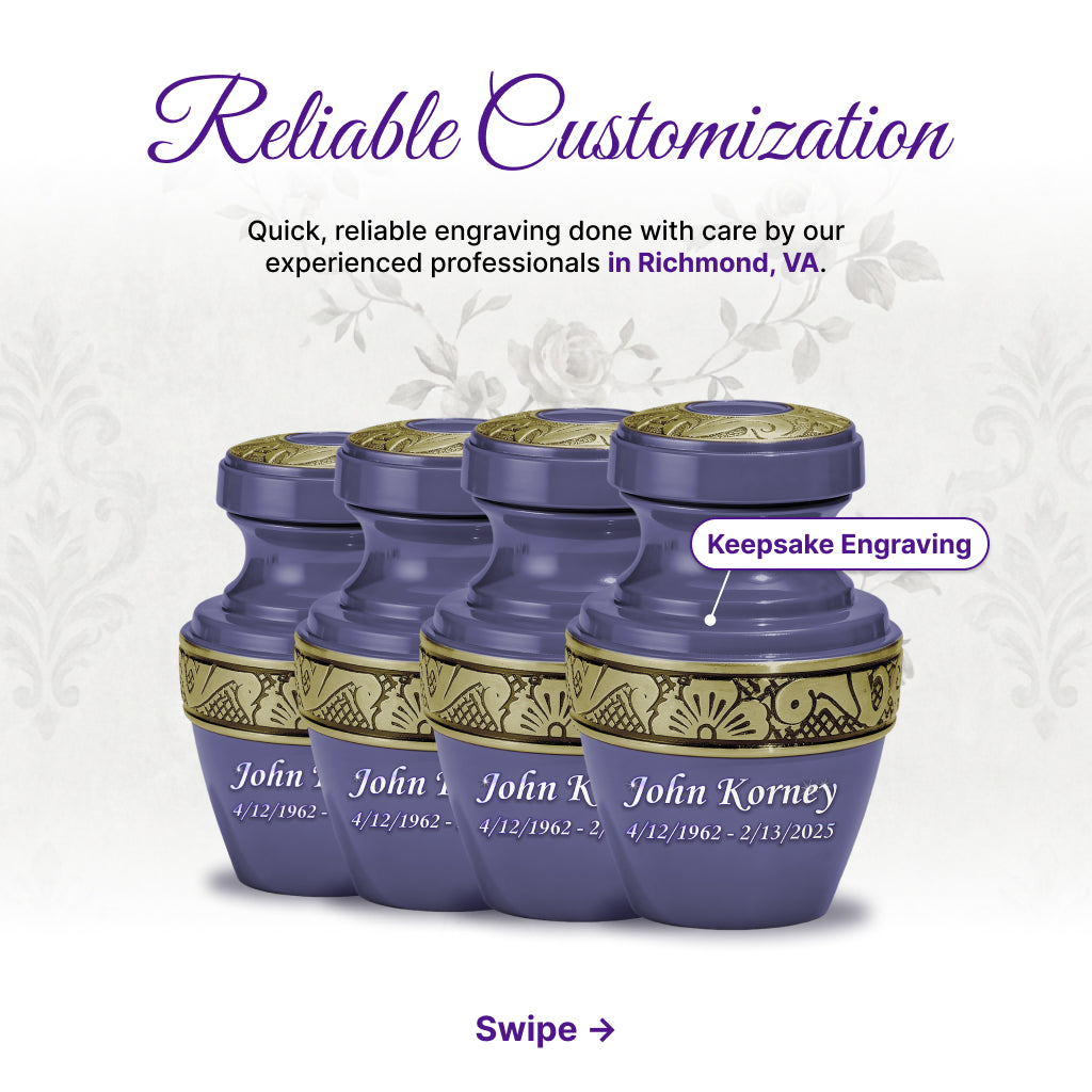 Radiant Grecian Cremation Urn