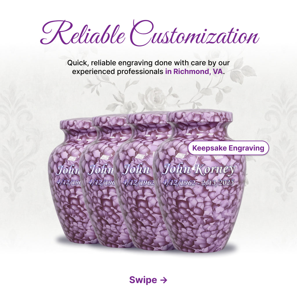 Motif Cloud Cremation Urn