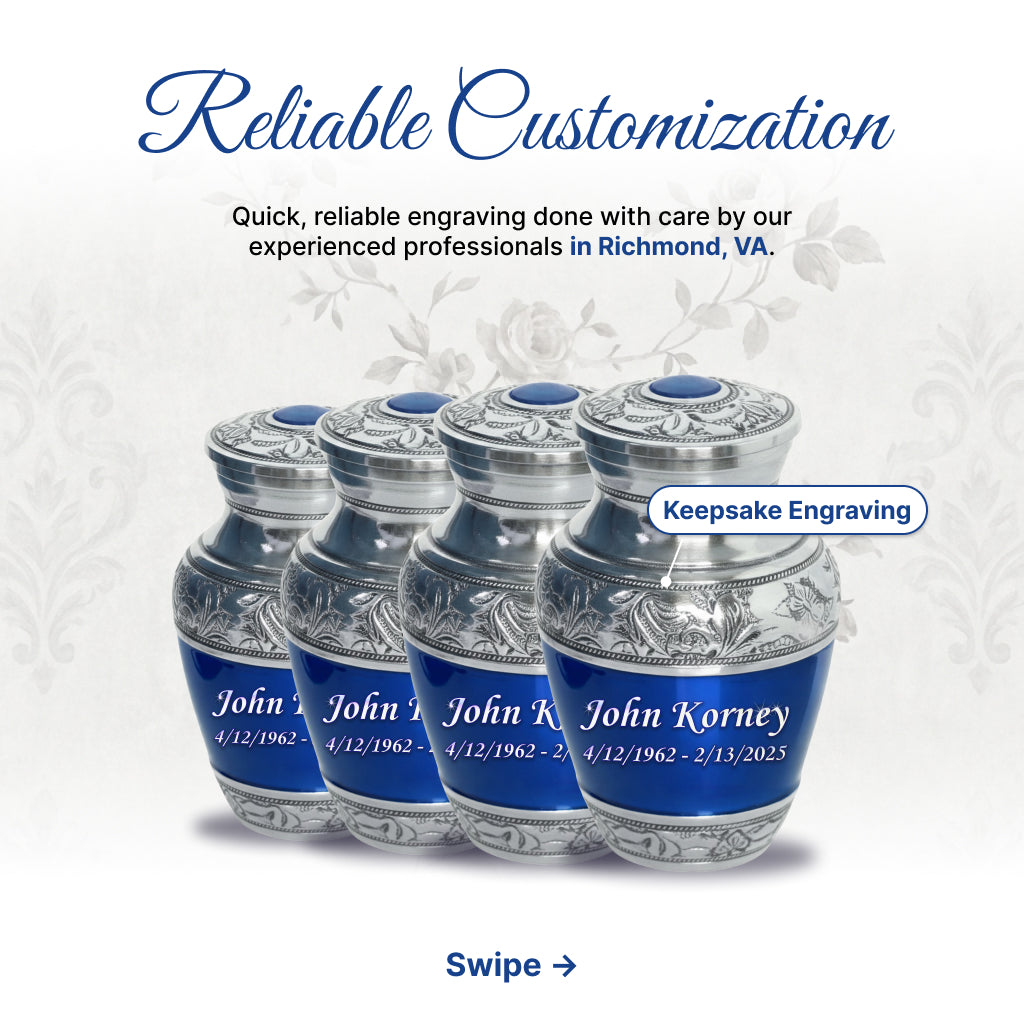 Sapphire Premium Cremation Urn