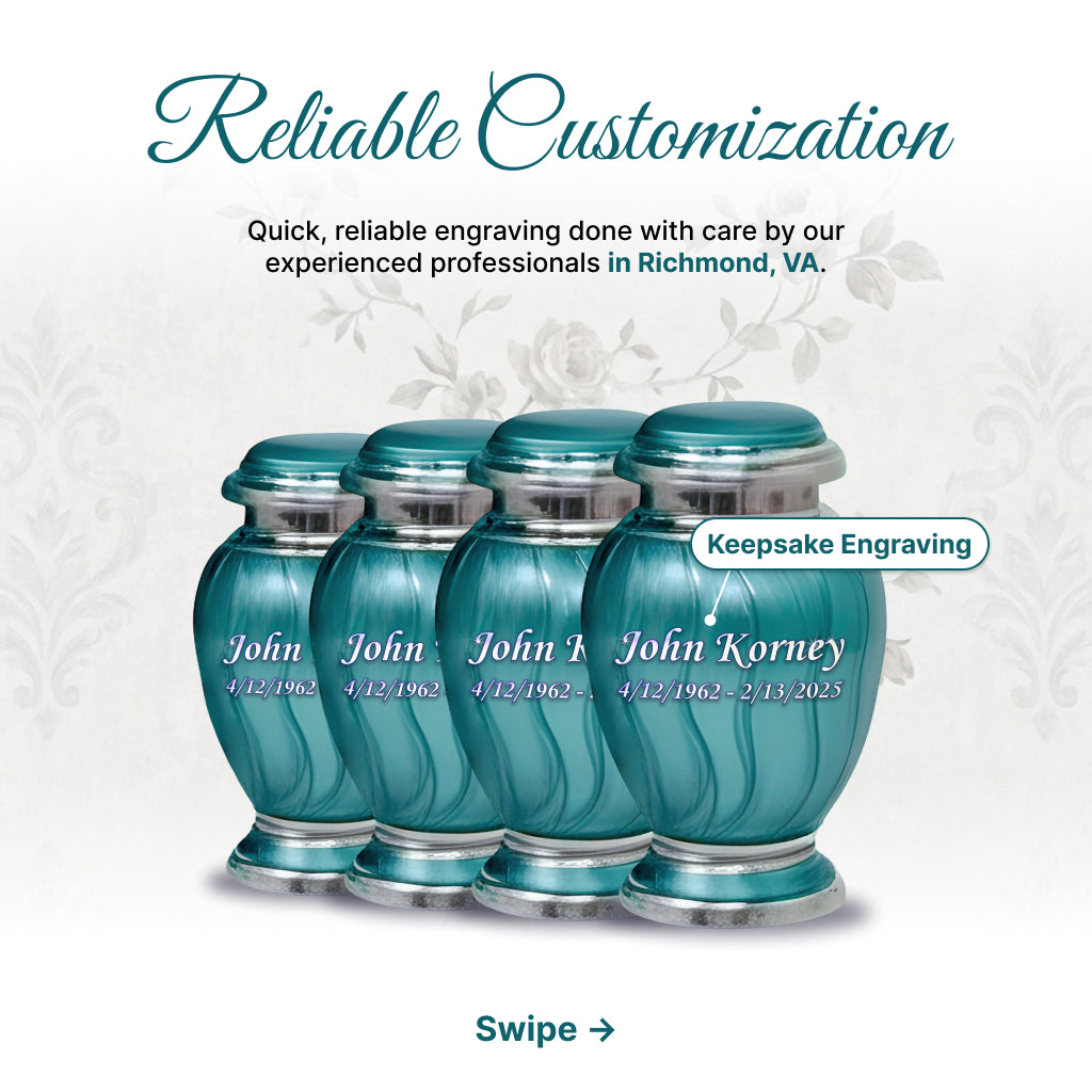 Vibrant Hotep Cremation Urn