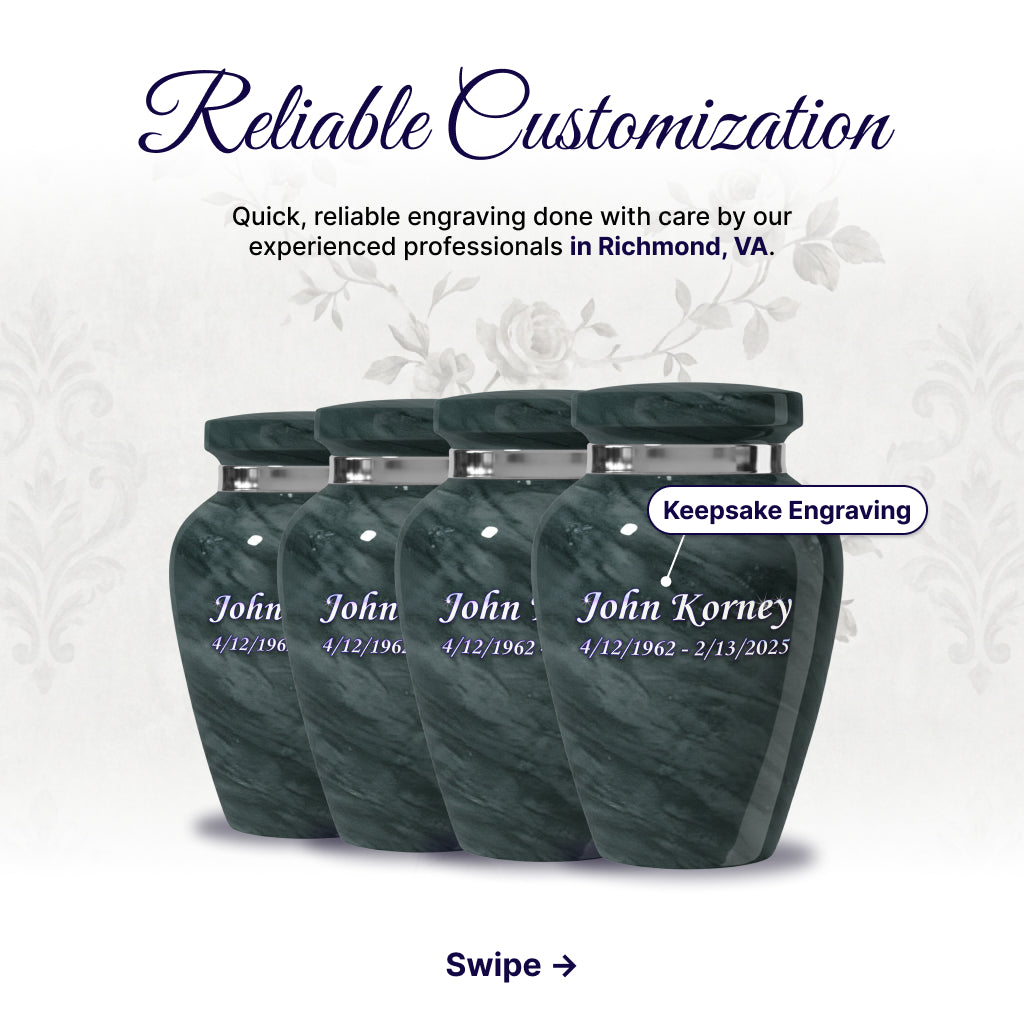 Motif Shadow Cremation Urn