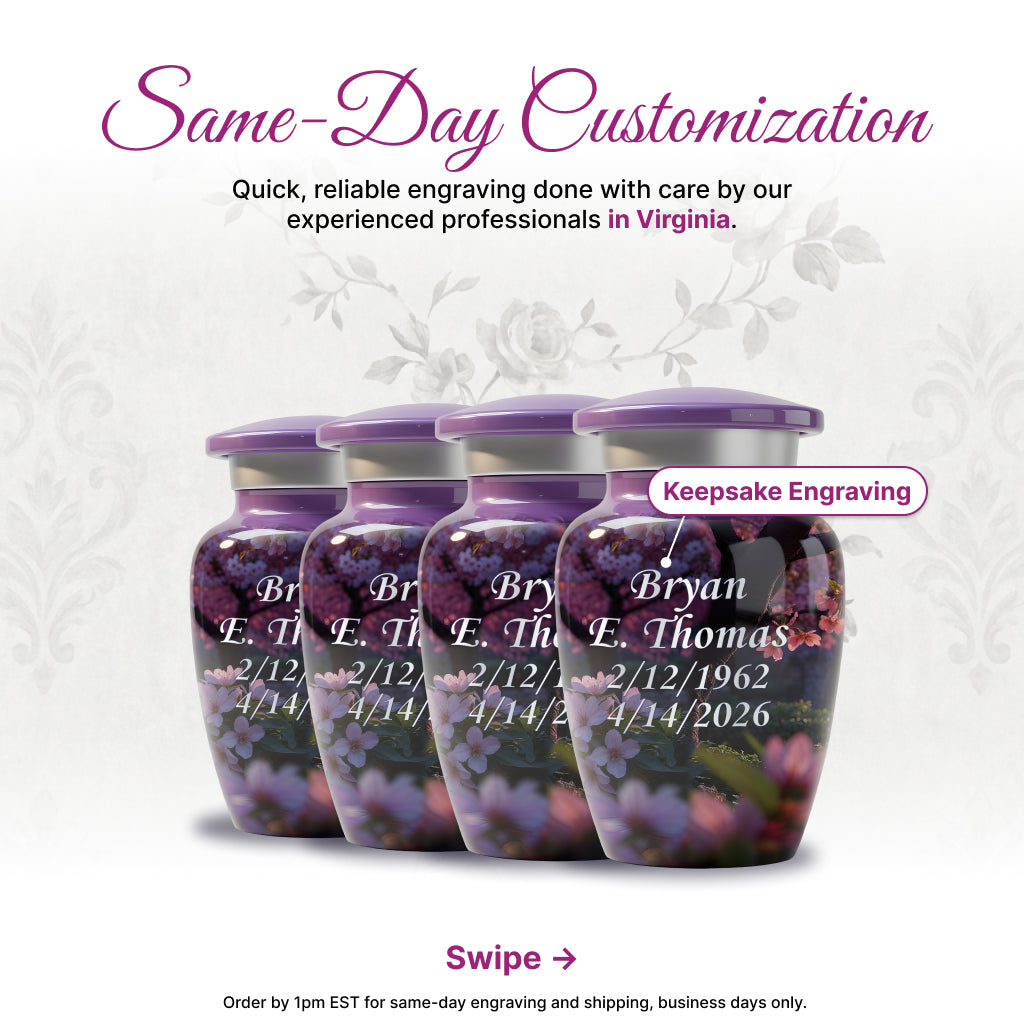 Hummingbird Image Cremation Urn