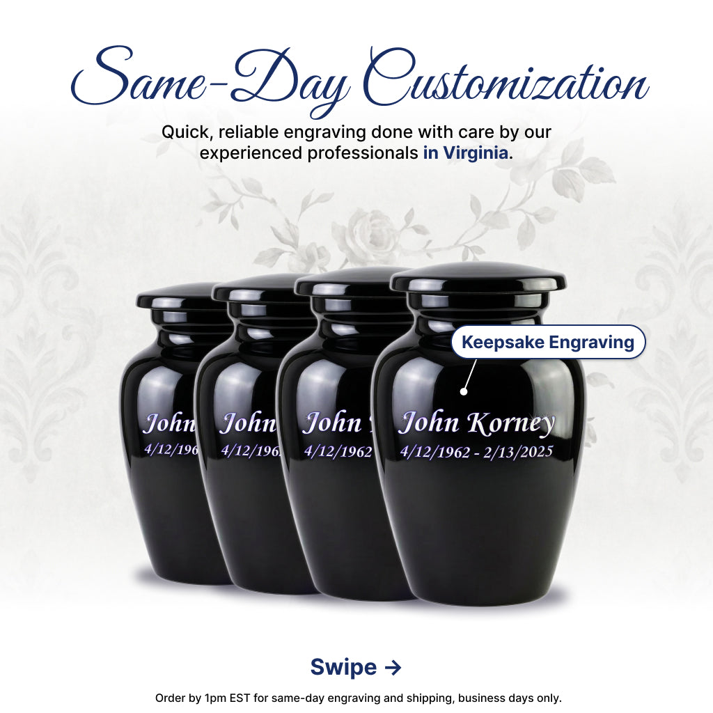 American Flag Tribute Urn