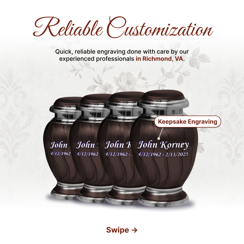 Minimalistic Hotep Cremation Urn