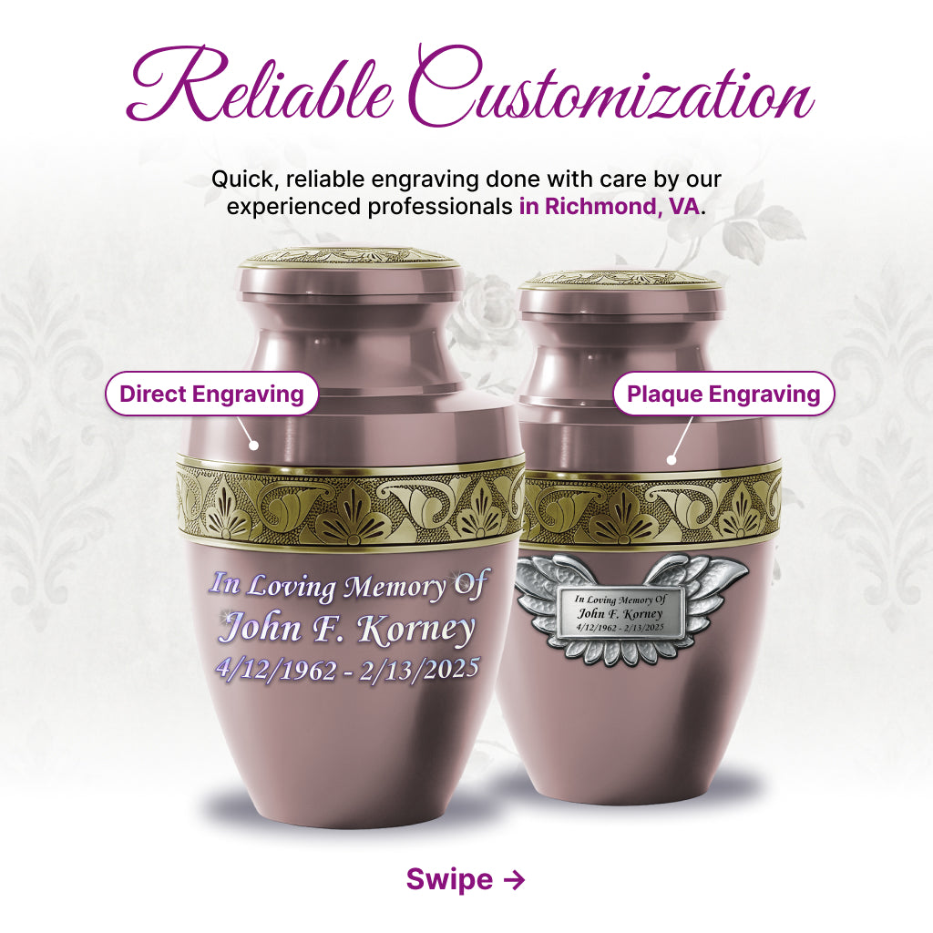 Radiant Grecian Cremation Urn