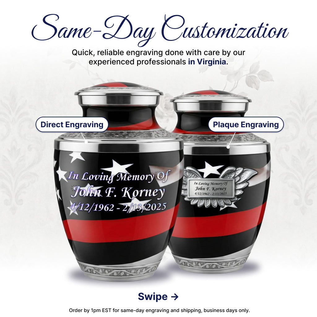 Eagle American Flag Premium Urn