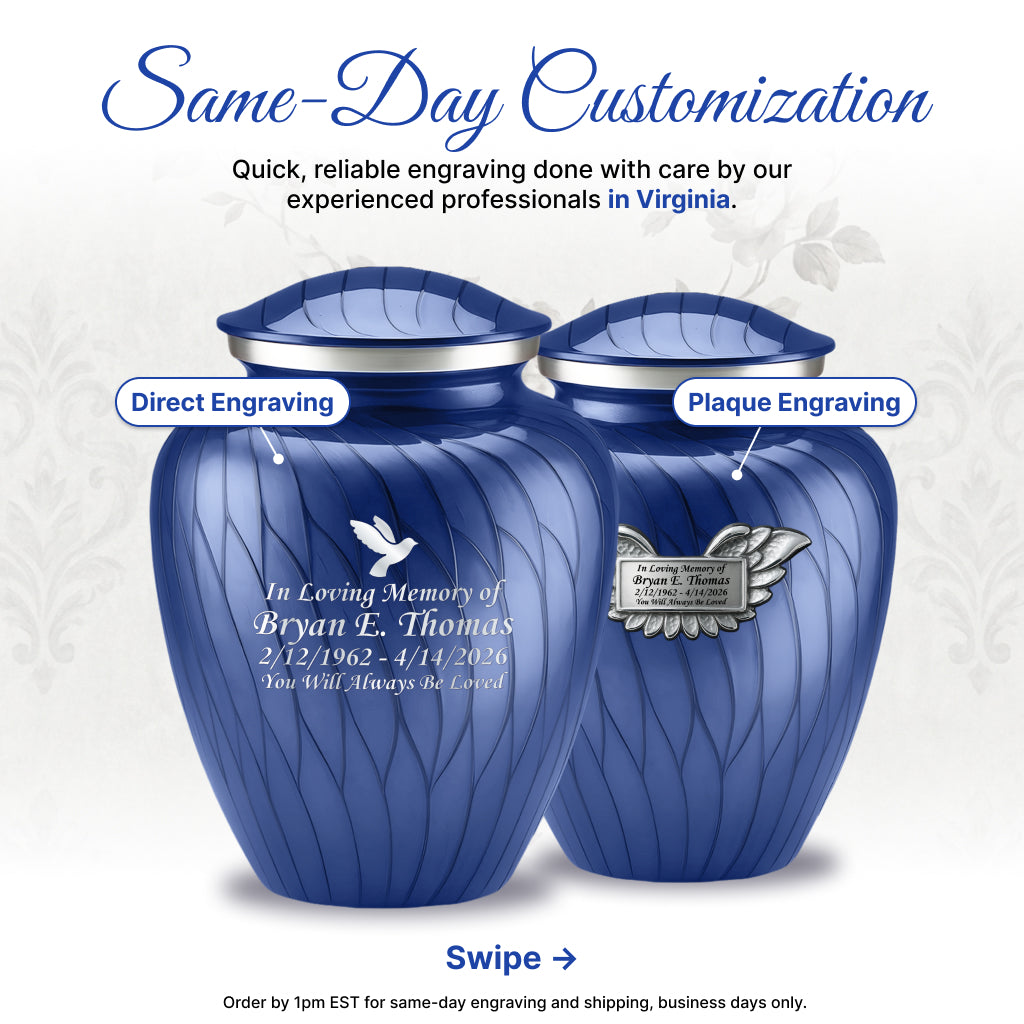 Serenity Curve Pearl Urn
