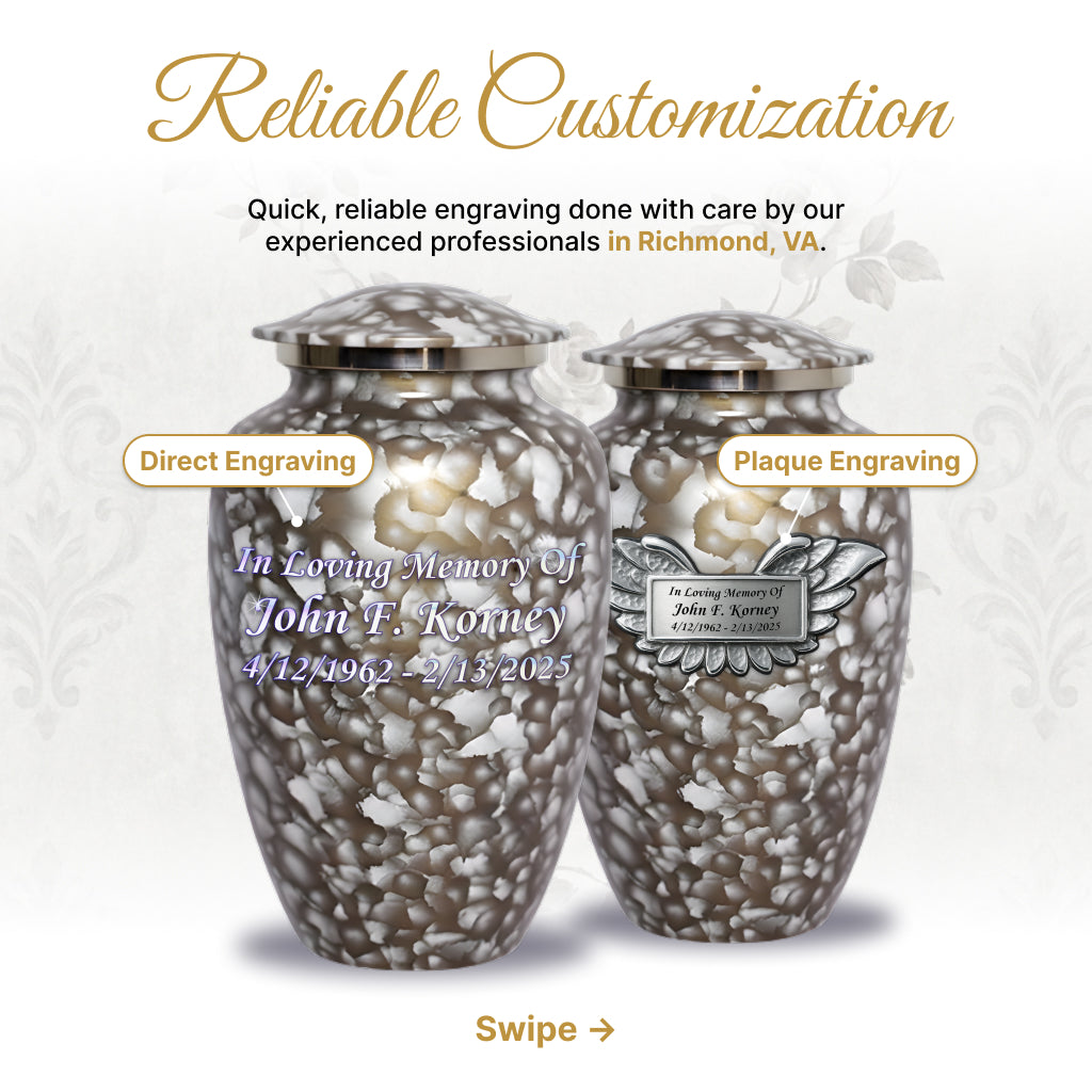 Motif Cloud Cremation Urn