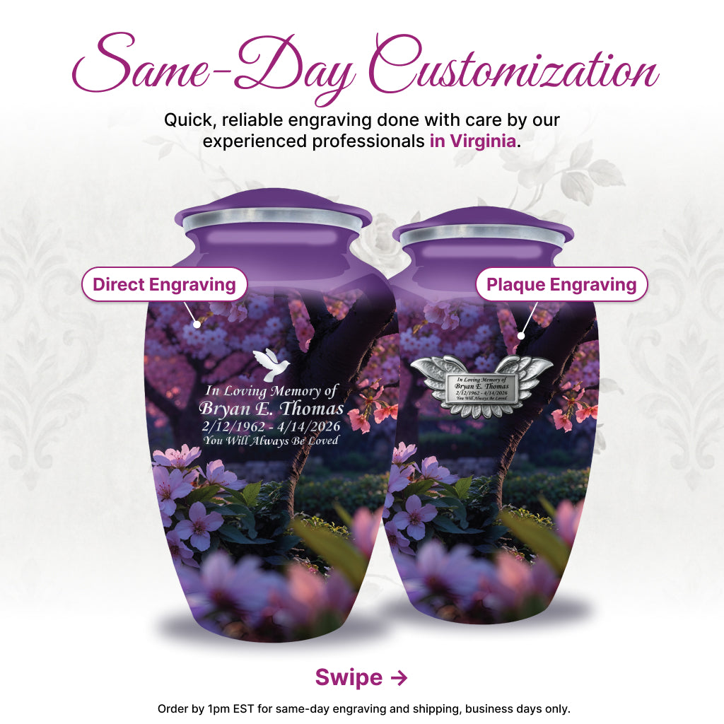 Hummingbird Image Cremation Urn
