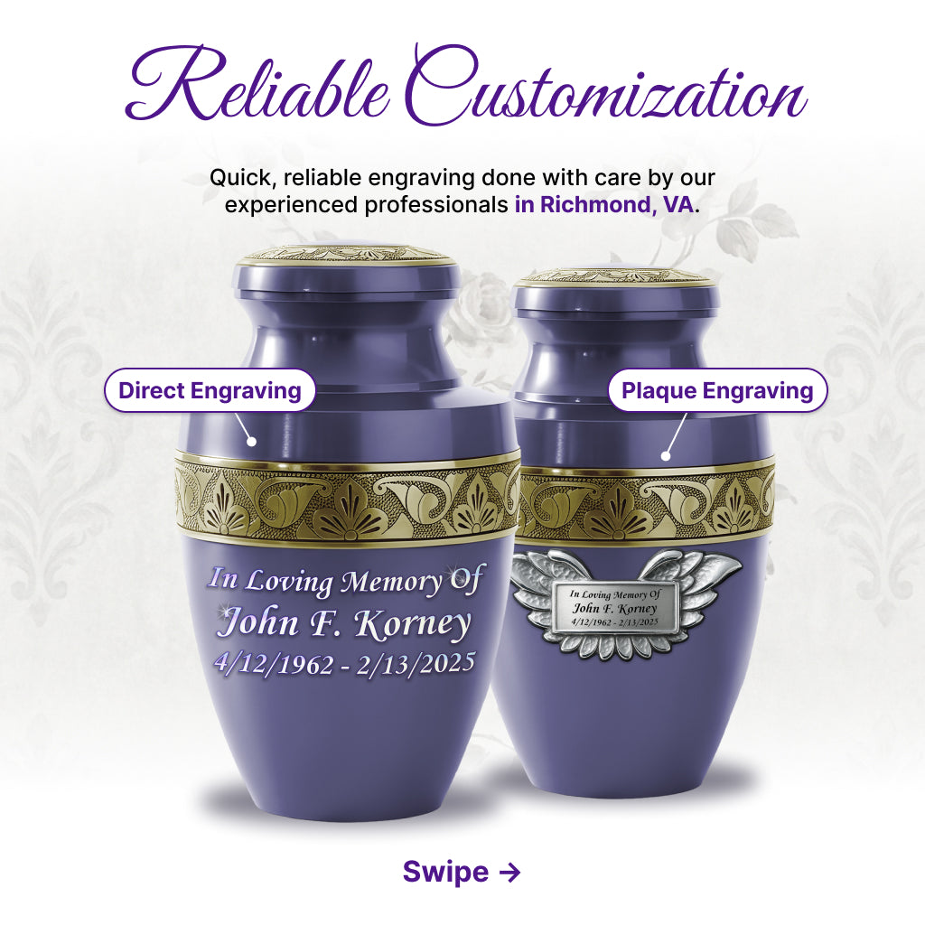 Radiant Grecian Cremation Urn
