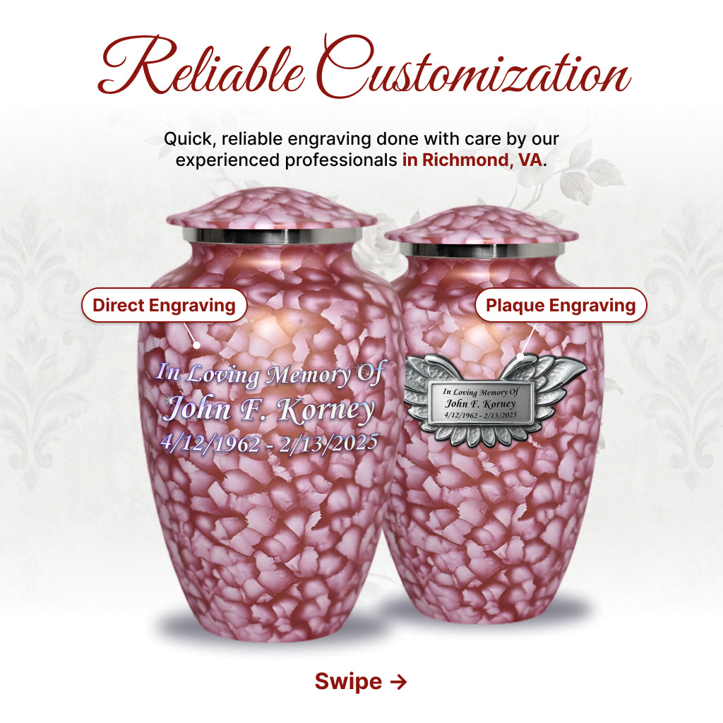 Motif Cloud Cremation Urn
