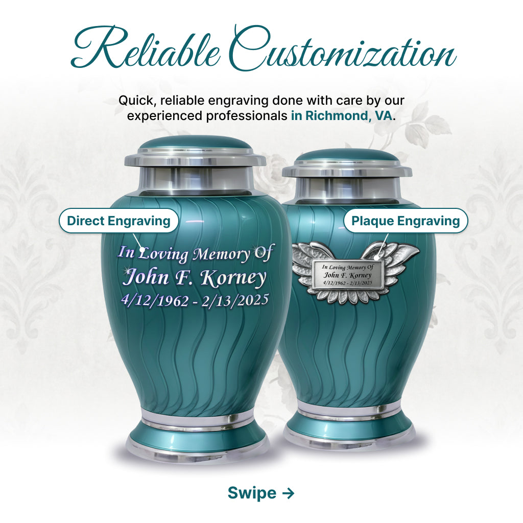 Vibrant Hotep Cremation Urn