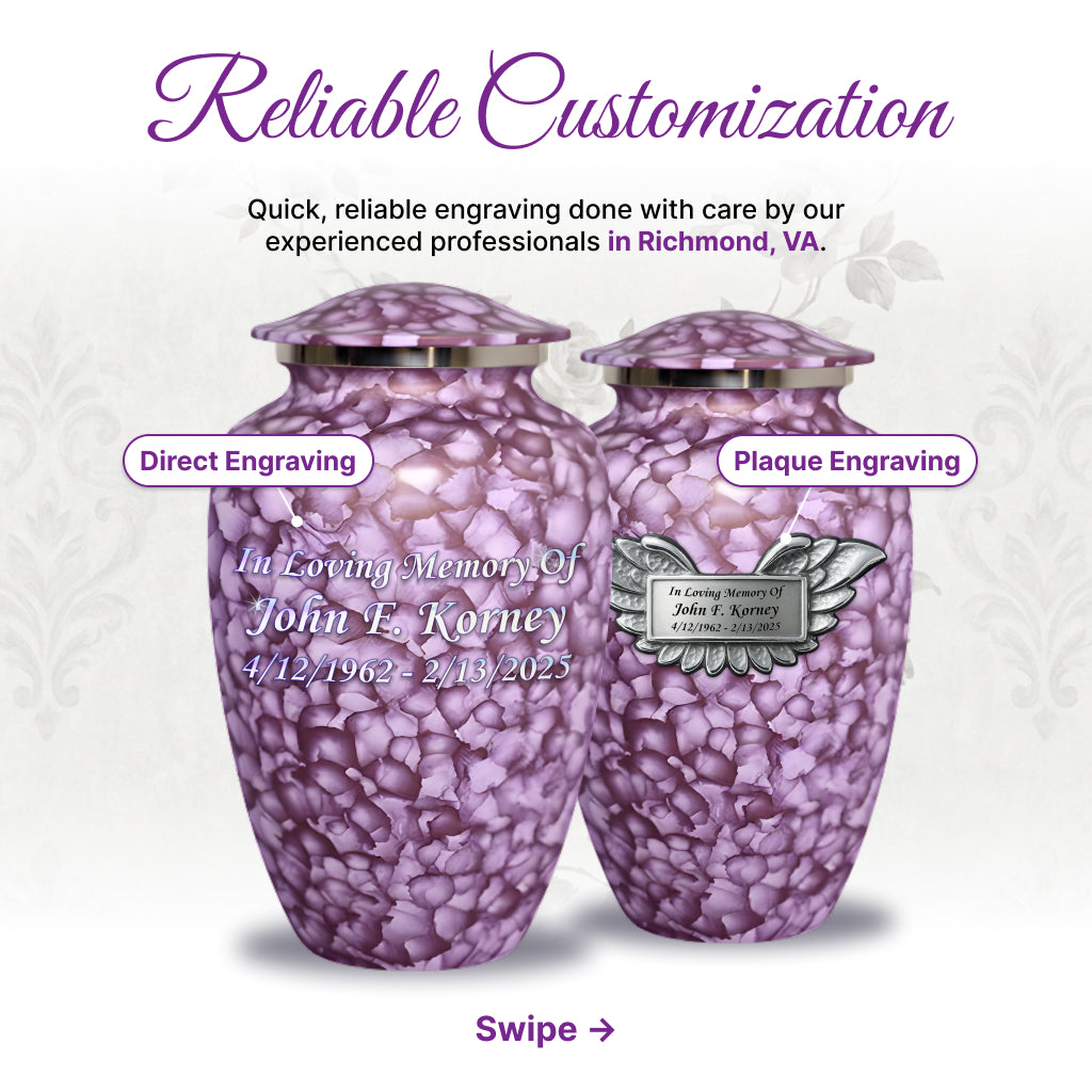 Motif Cloud Cremation Urn