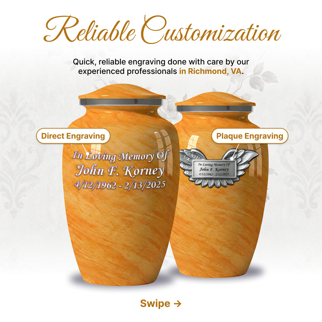 Motif Pastel Cremation Urn