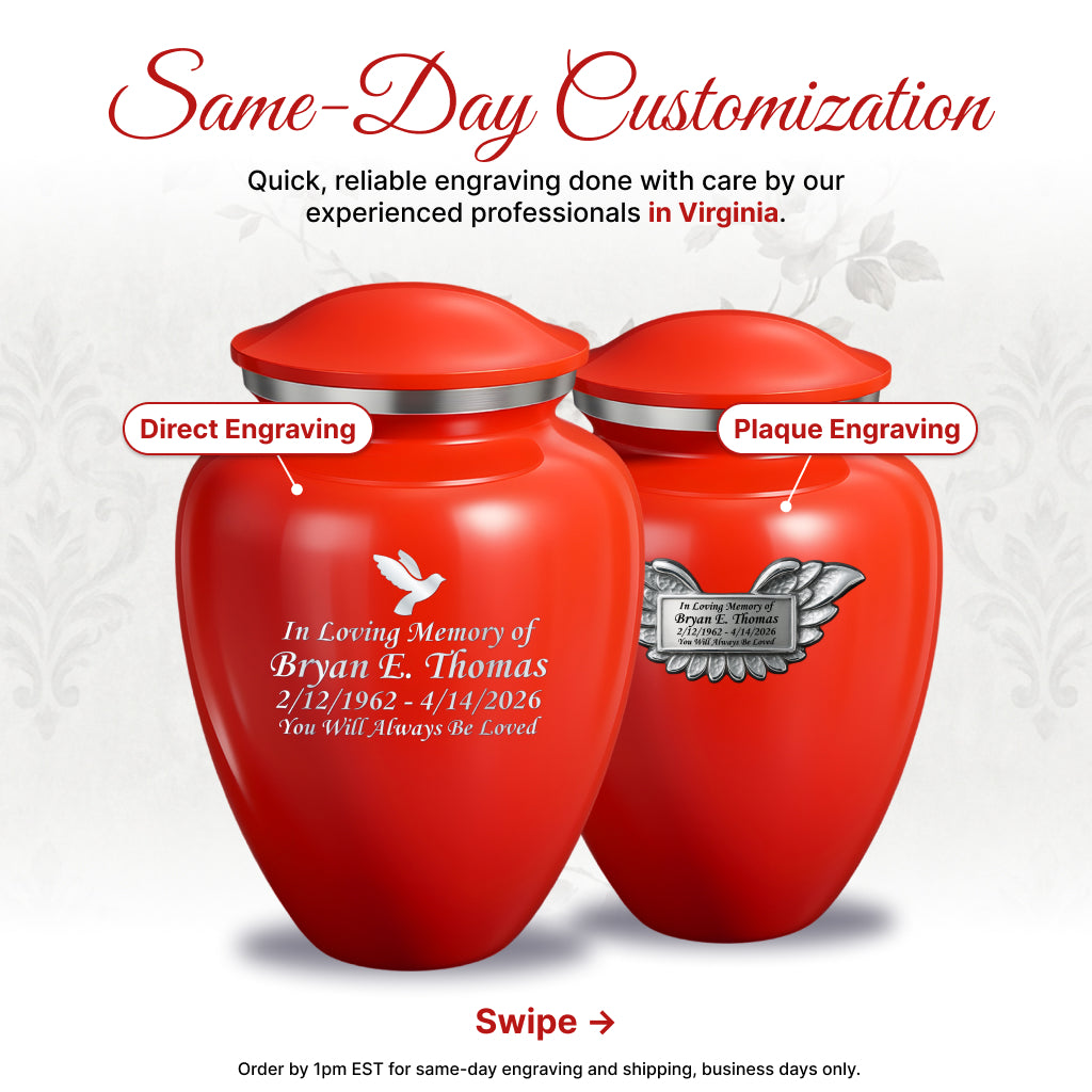 Serenity Curve Plain Urn