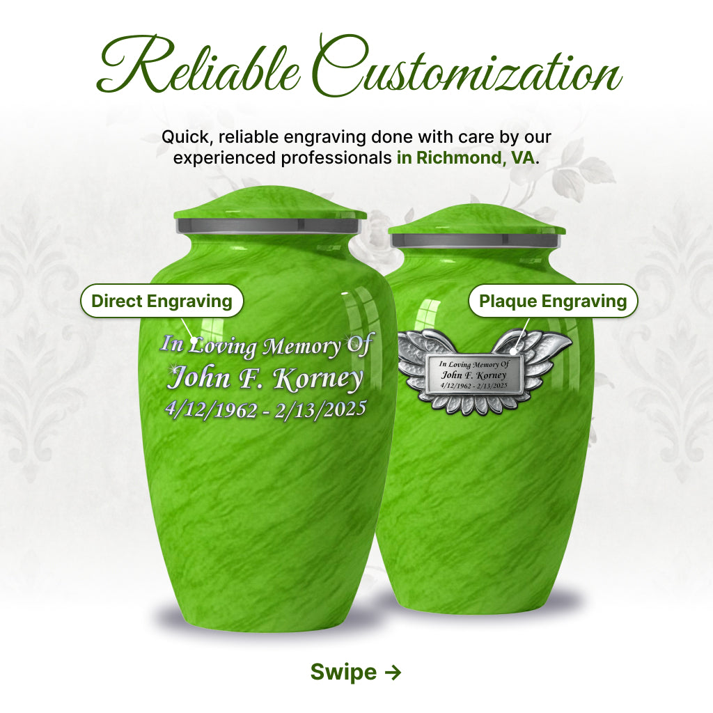 Motif Pastel Cremation Urn