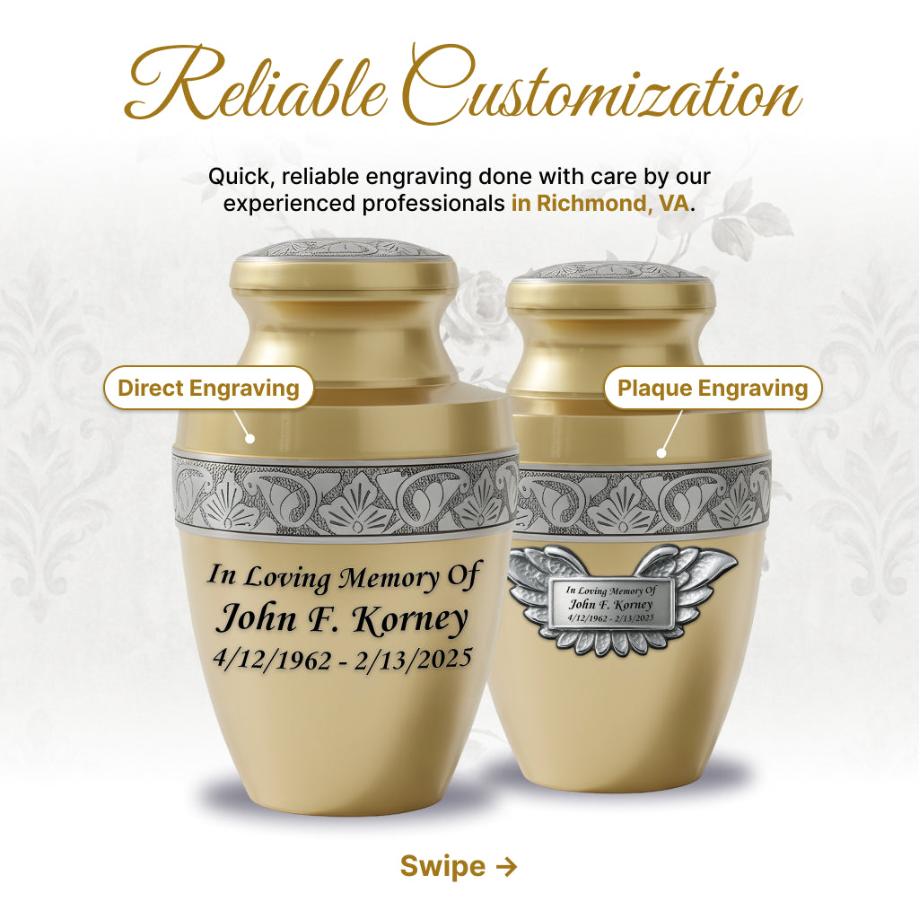 Serene Grecian Cremation Urn