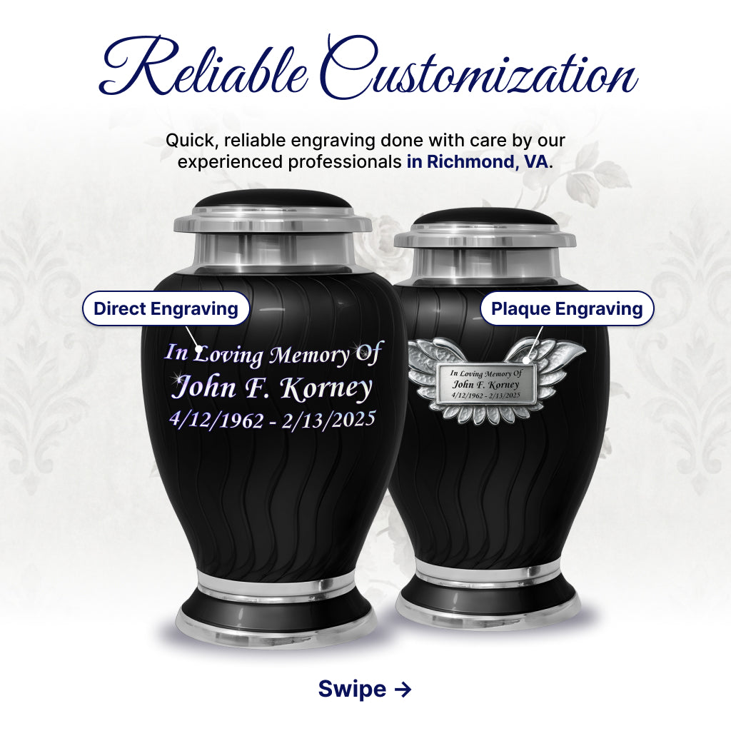 Minimalistic Hotep Cremation Urn