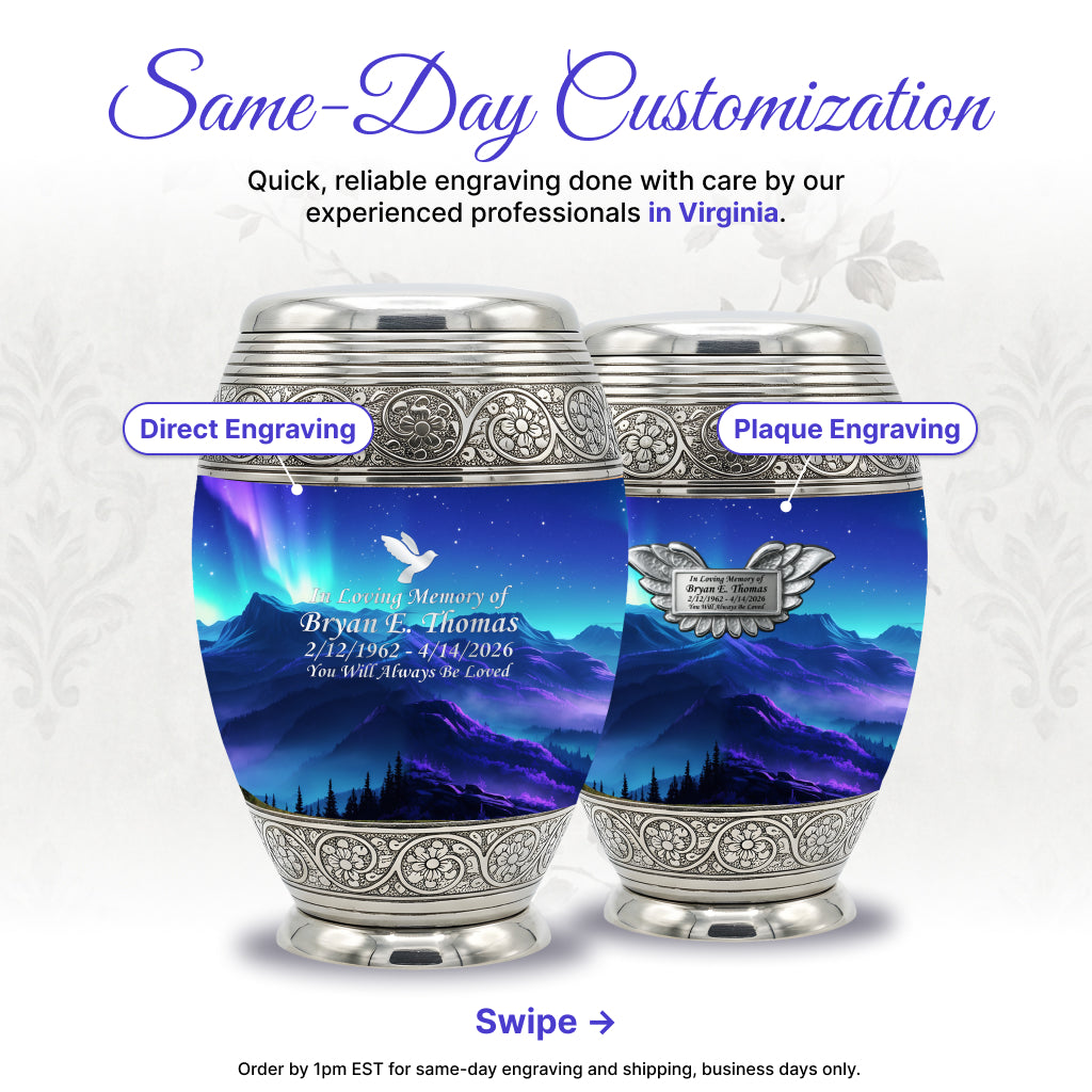 Ornate Image Urn